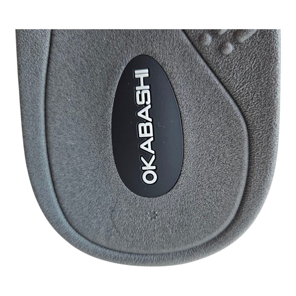 OKABASHI Women's M/L = 8 9 Sandals Breeze Flip Flops Pink Gray Water Made USA - Picture 3 of 8